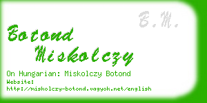 botond miskolczy business card